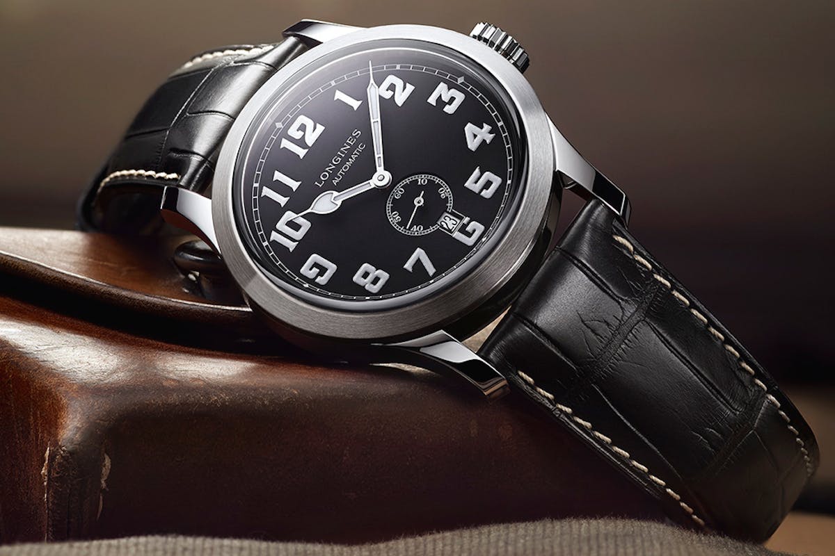 bucherer-watches-Longines-Heritage-Pilot-in-Steel