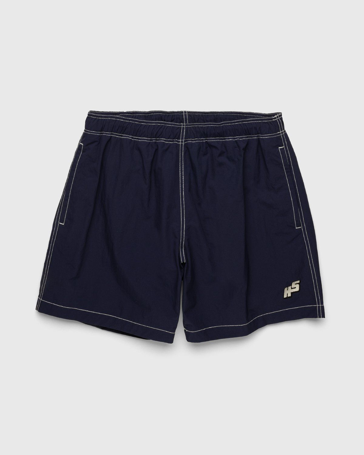Highsnobiety – Contrast Brushed Nylon Water Shorts Navy - Shorts - Blue - Image 1