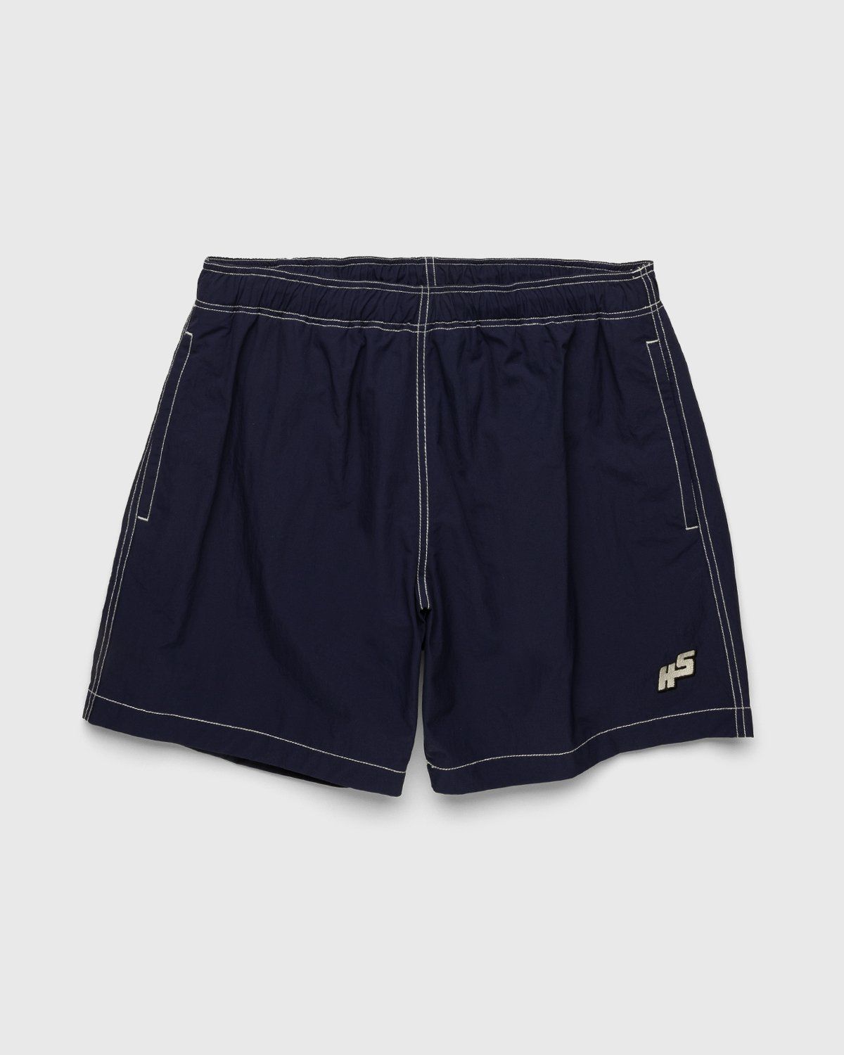 Highsnobiety – Contrast Brushed Nylon Water Shorts Navy | Highsnobiety Shop