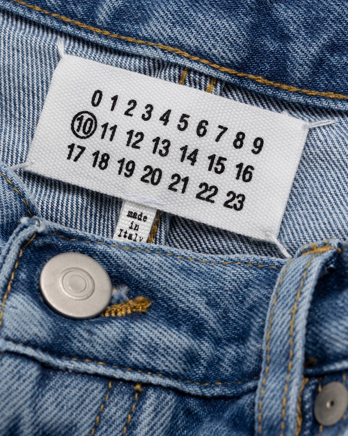Maison Margiela – Five-Pocket Jeans Blue - Pants - Blue - Image 4