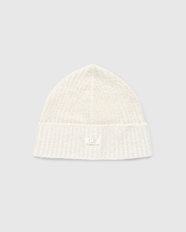 Ribbed Logo Patch Beanie Mojave Desert