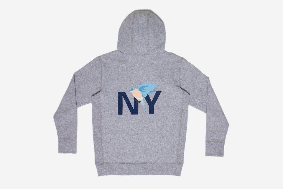 Highsnobiety – NY Sweatshirt - Hoodies - Grey - Image 2