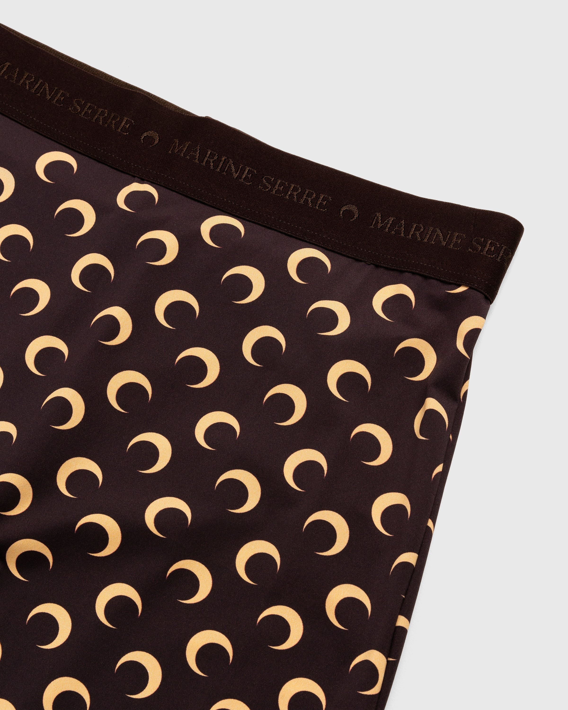 Marine Serre – Fuseaux Moon Leggings Brown - Pants - Brown - Image 4