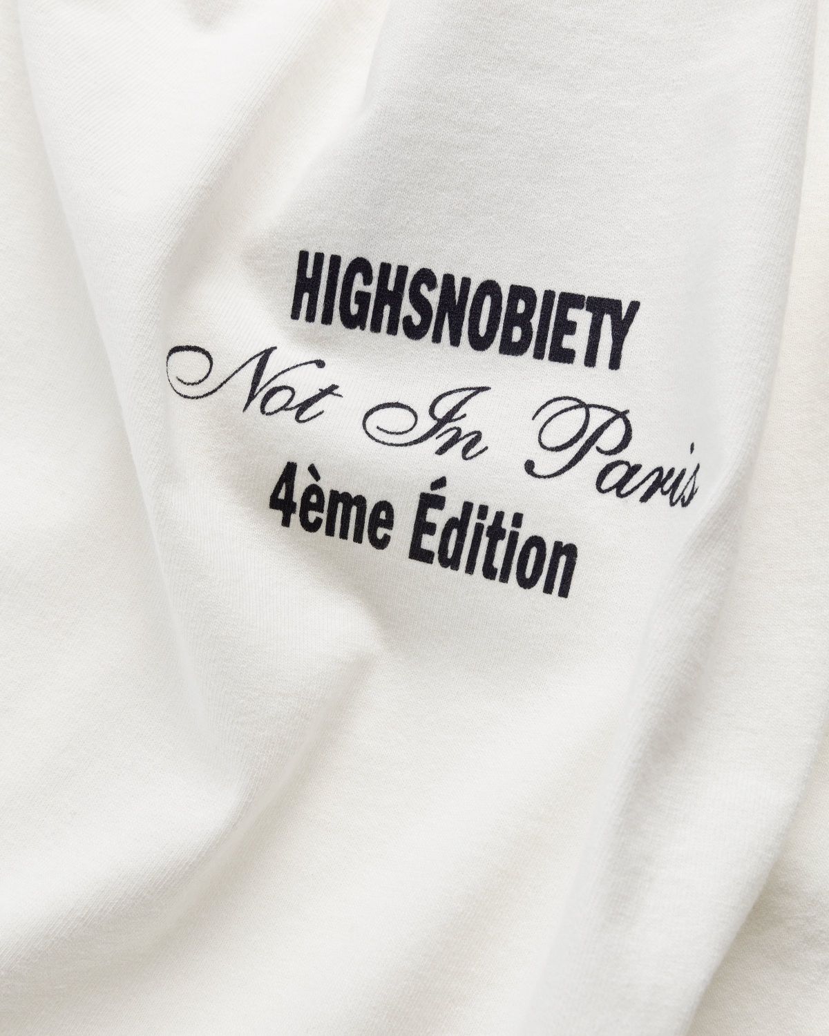 Highsnobiety – Not In Paris 4 Baguette Longsleeve White - Longsleeves - White - Image 6