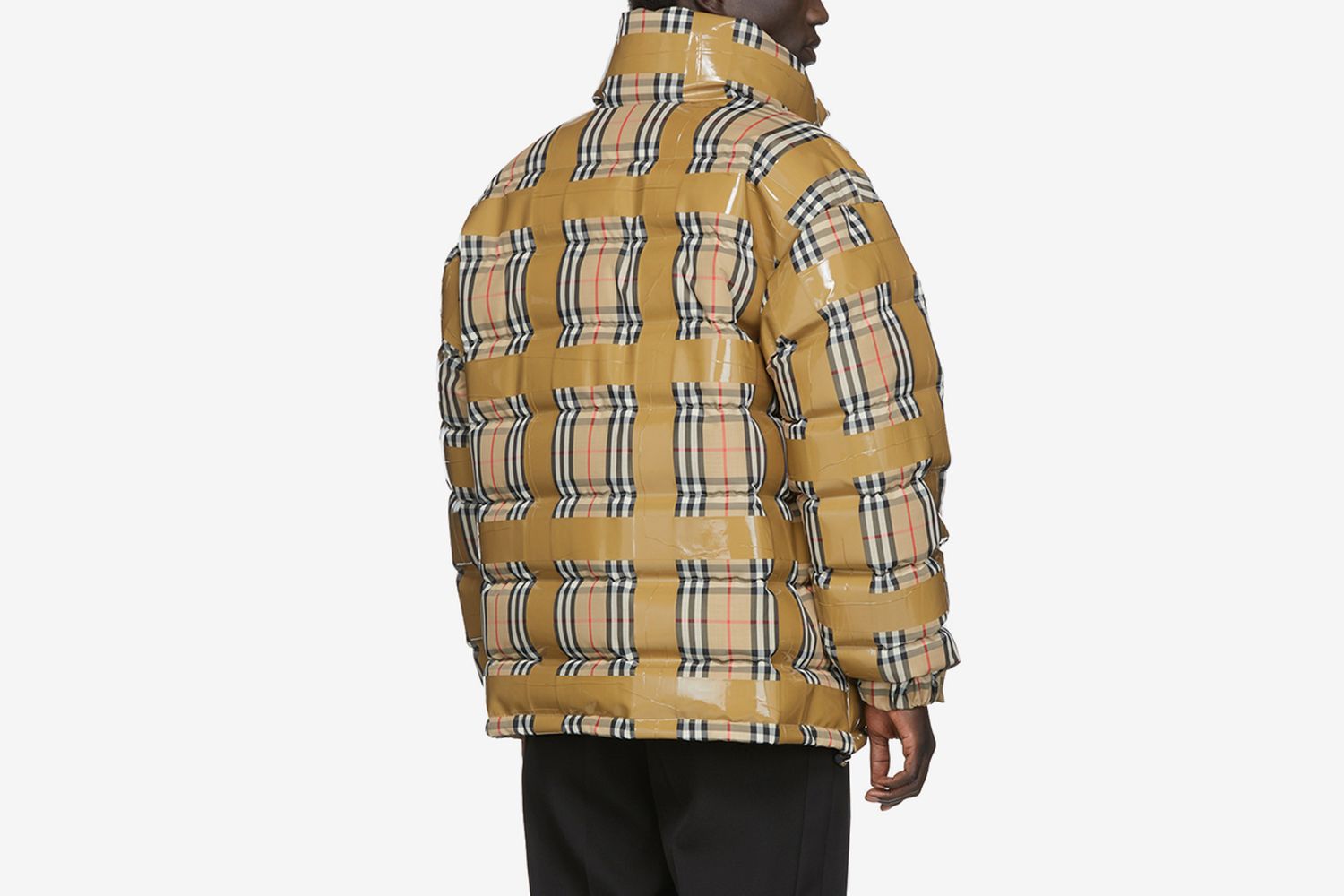 Down Check Tape Jacket