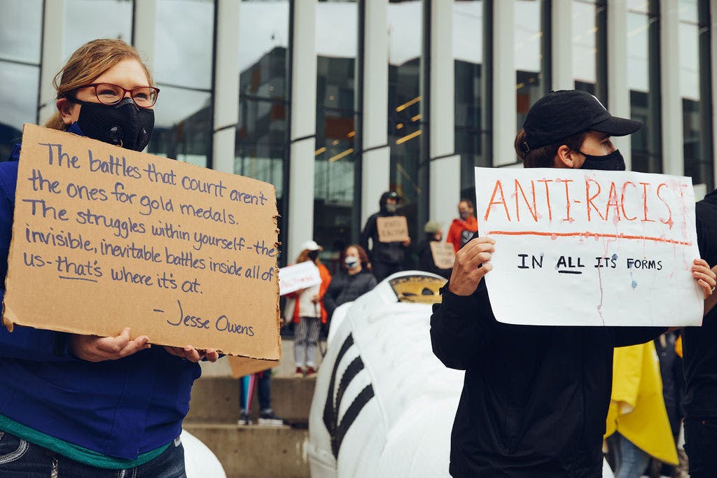Adidas Employees in Protest for Black Lives Matter