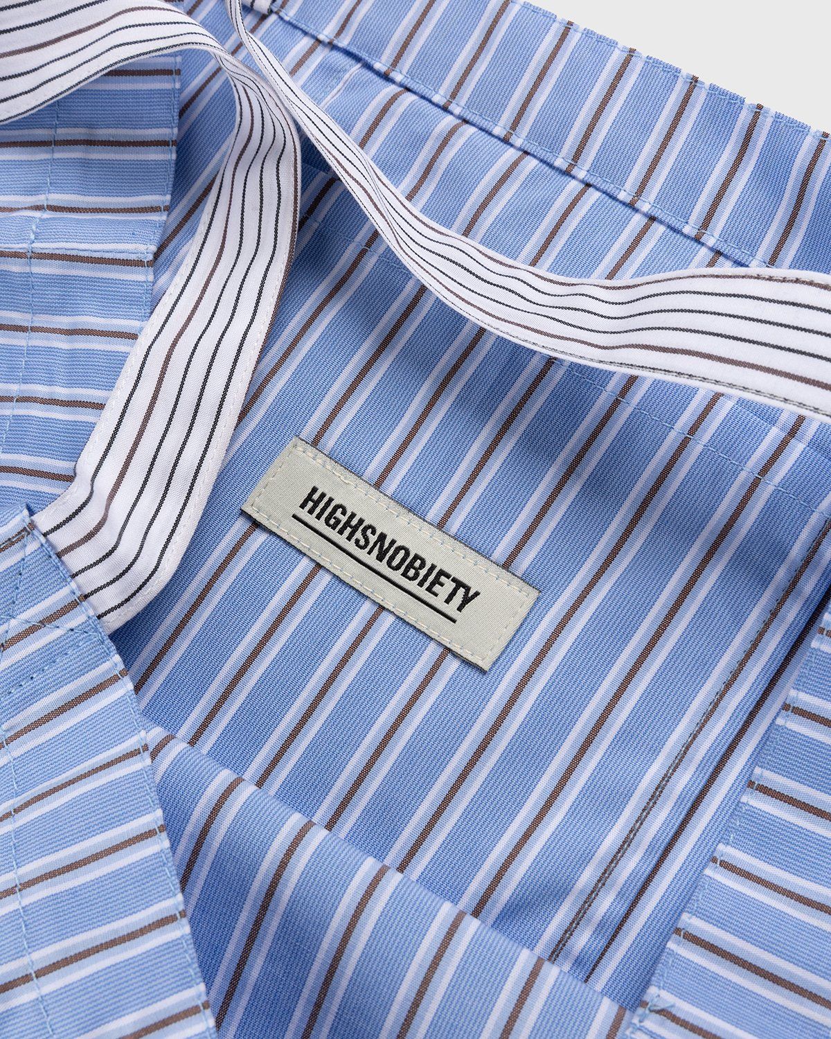 Highsnobiety – Shirting Laundry Bag Blue - Bags - Blue - Image 5