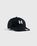 Highsnobiety – Cotton Nylon "H" Logo Cap Black - Hats - Black - Image 1