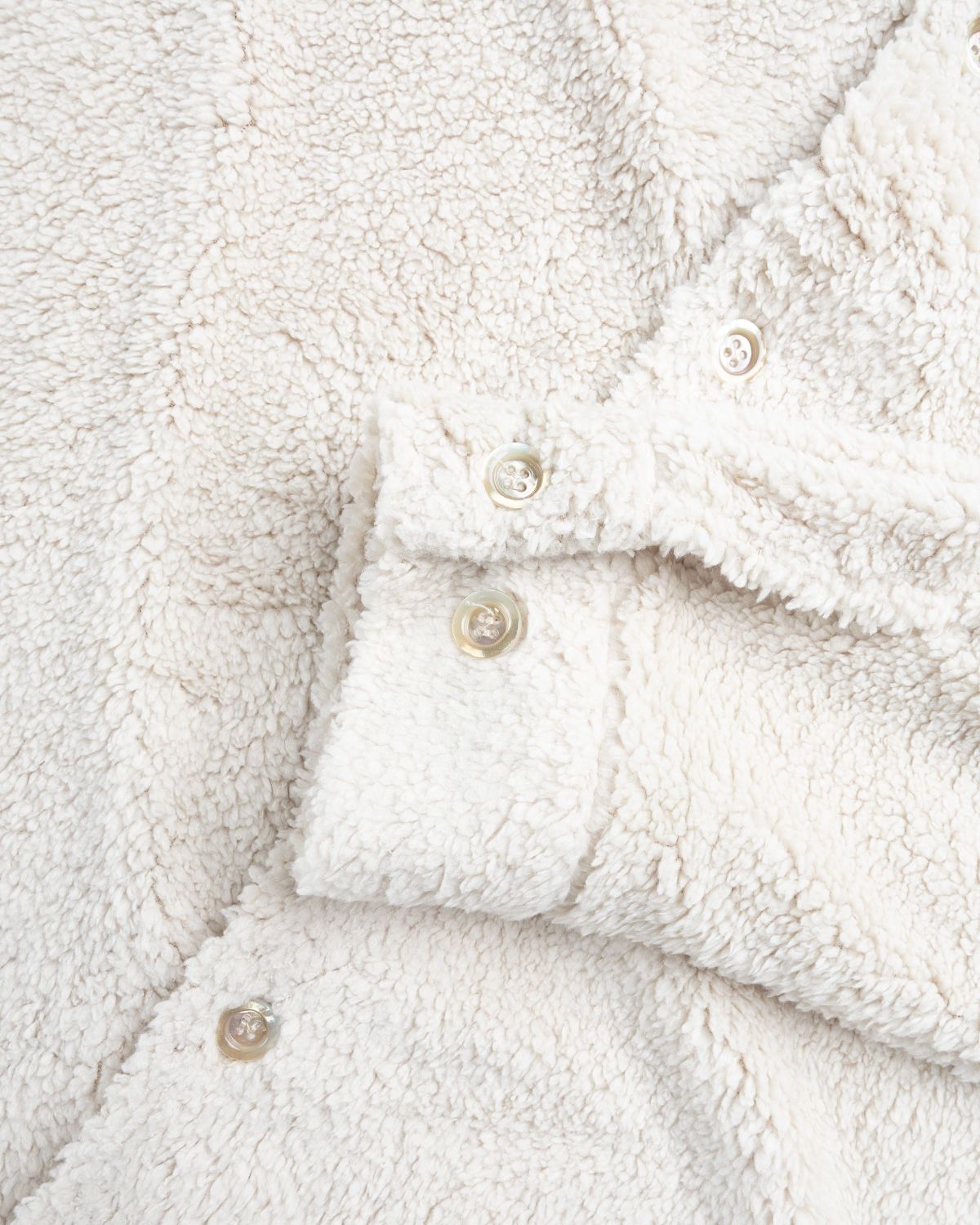 Séfr – Sense Overshirt Polar White Fleece - Outerwear - White - Image 6