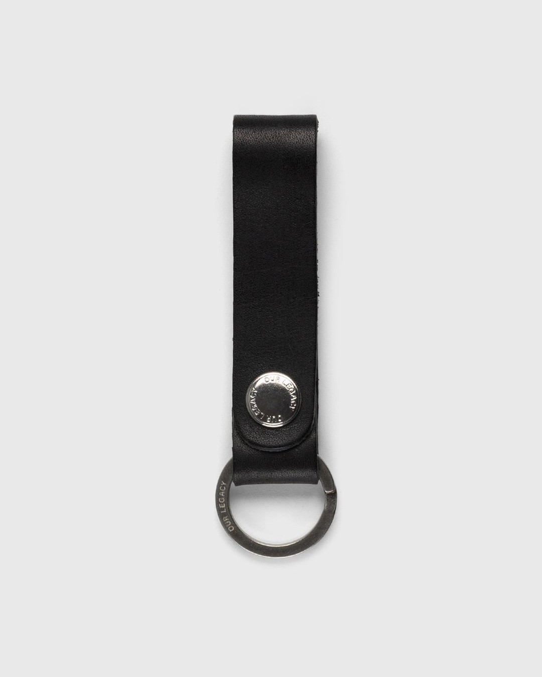 Our Legacy – Leather Key Holder Black - Keychains - Black - Image 1