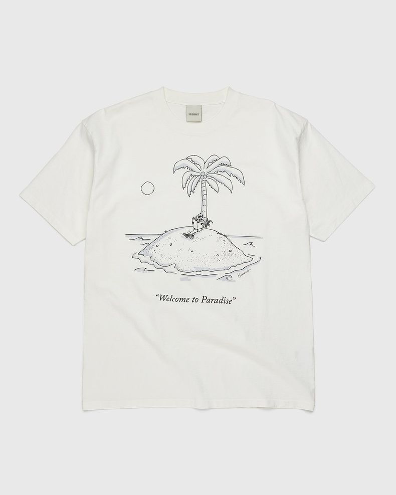 Paradise Cartoon T-Shirt White
