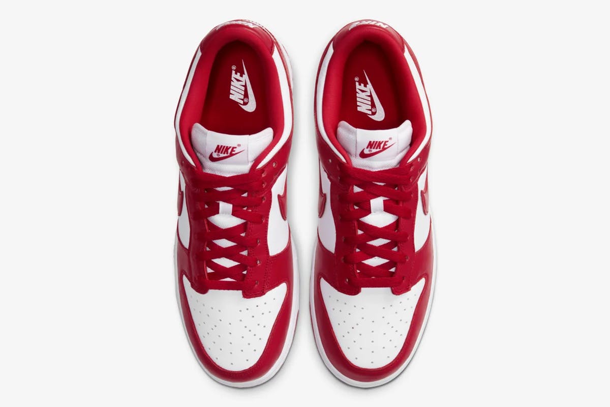 dunk lows university red