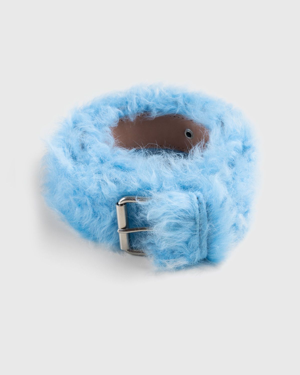 Dries van Noten – Fluffy Belt Blue - Belts - Blue - Image 1