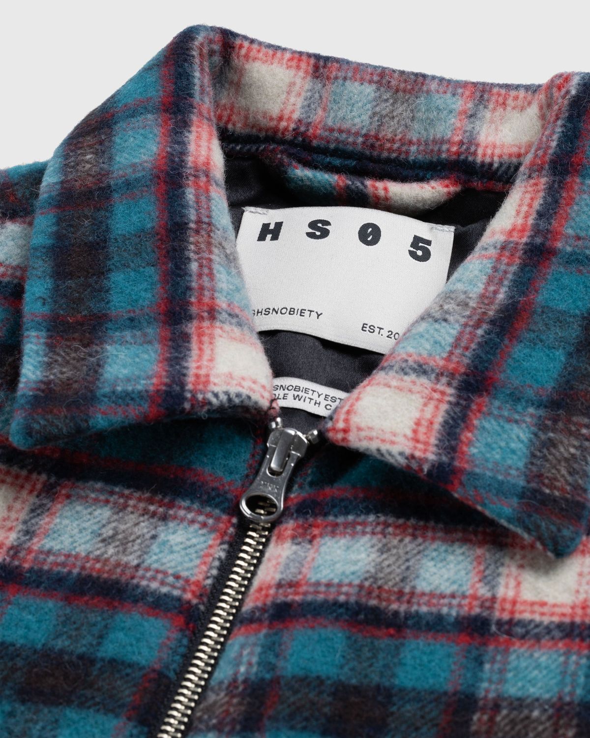 Highsnobiety HS05 – Shaggy Plaid Shirt Red/Blue - Shirts - Multi - Image 6