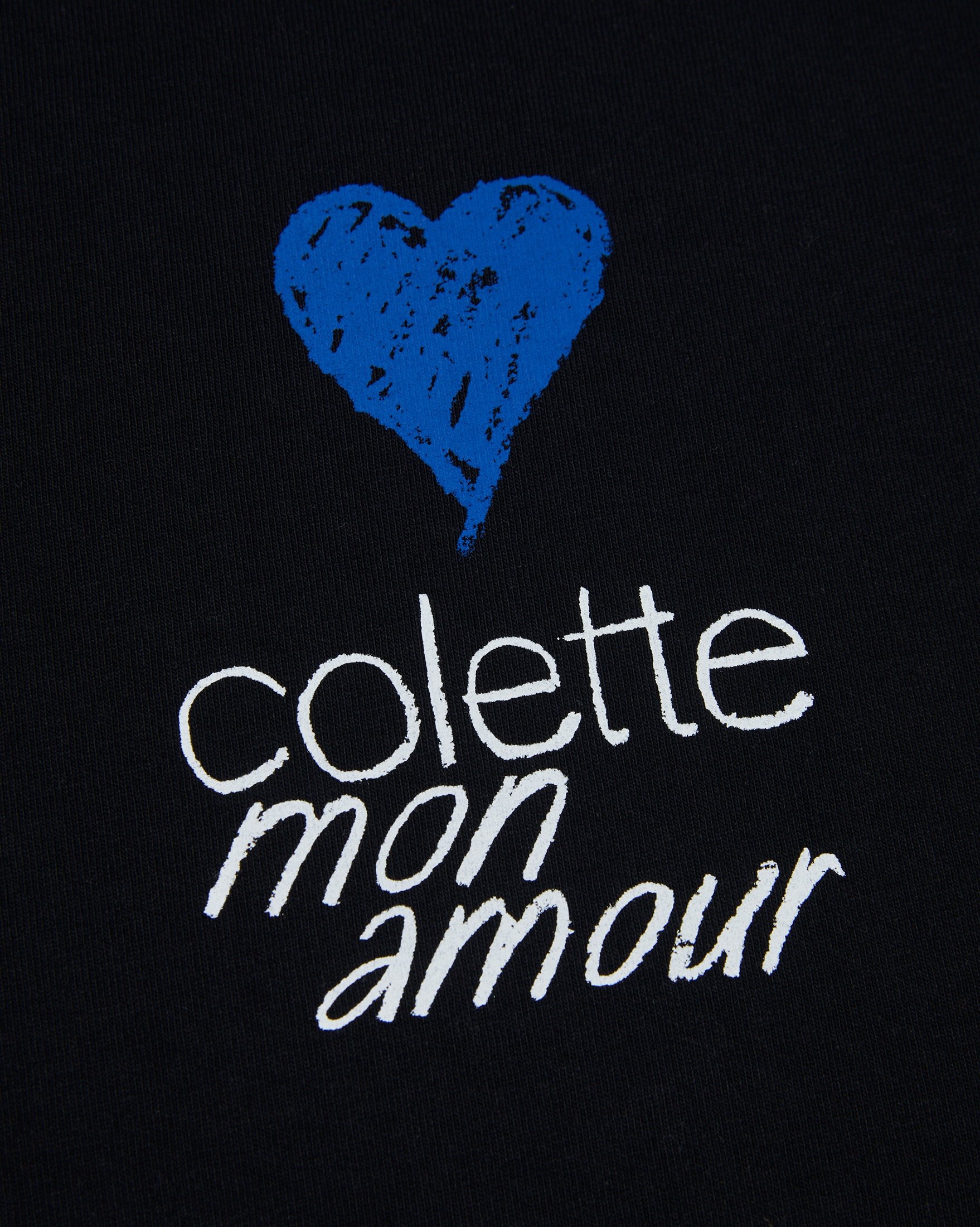 Colette Mon Amour – Heart T-Shirt Black - Tops - Black - Image 4