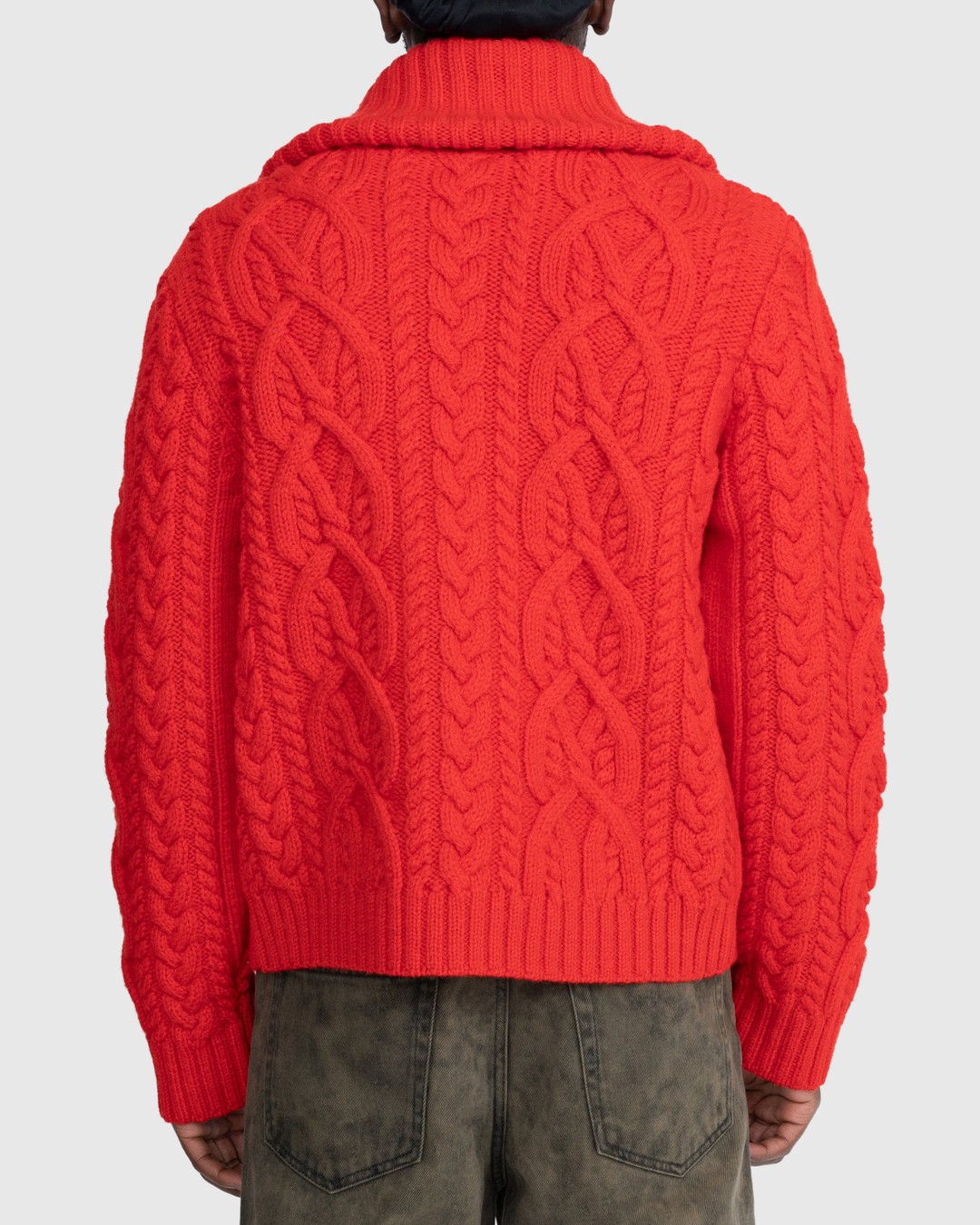 Dries van Noten – Naldo Cardigan Red - Knitwear - Red - Image 4