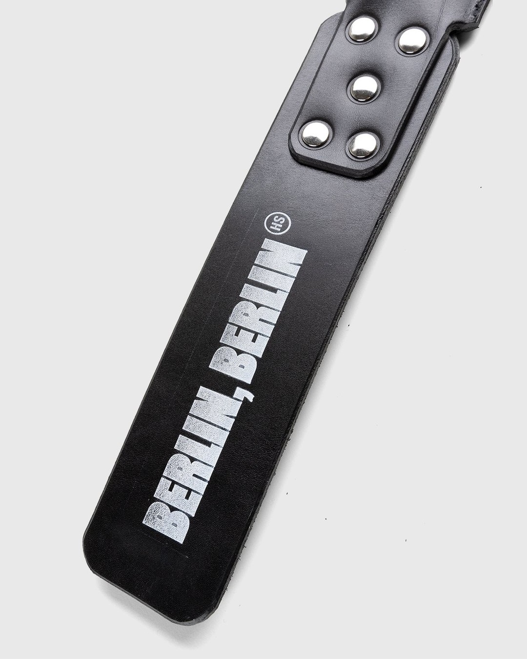 Highsnobiety x Butcherei Lindinger – Double Leather Paddle Black - Keychains - Black - Image 3