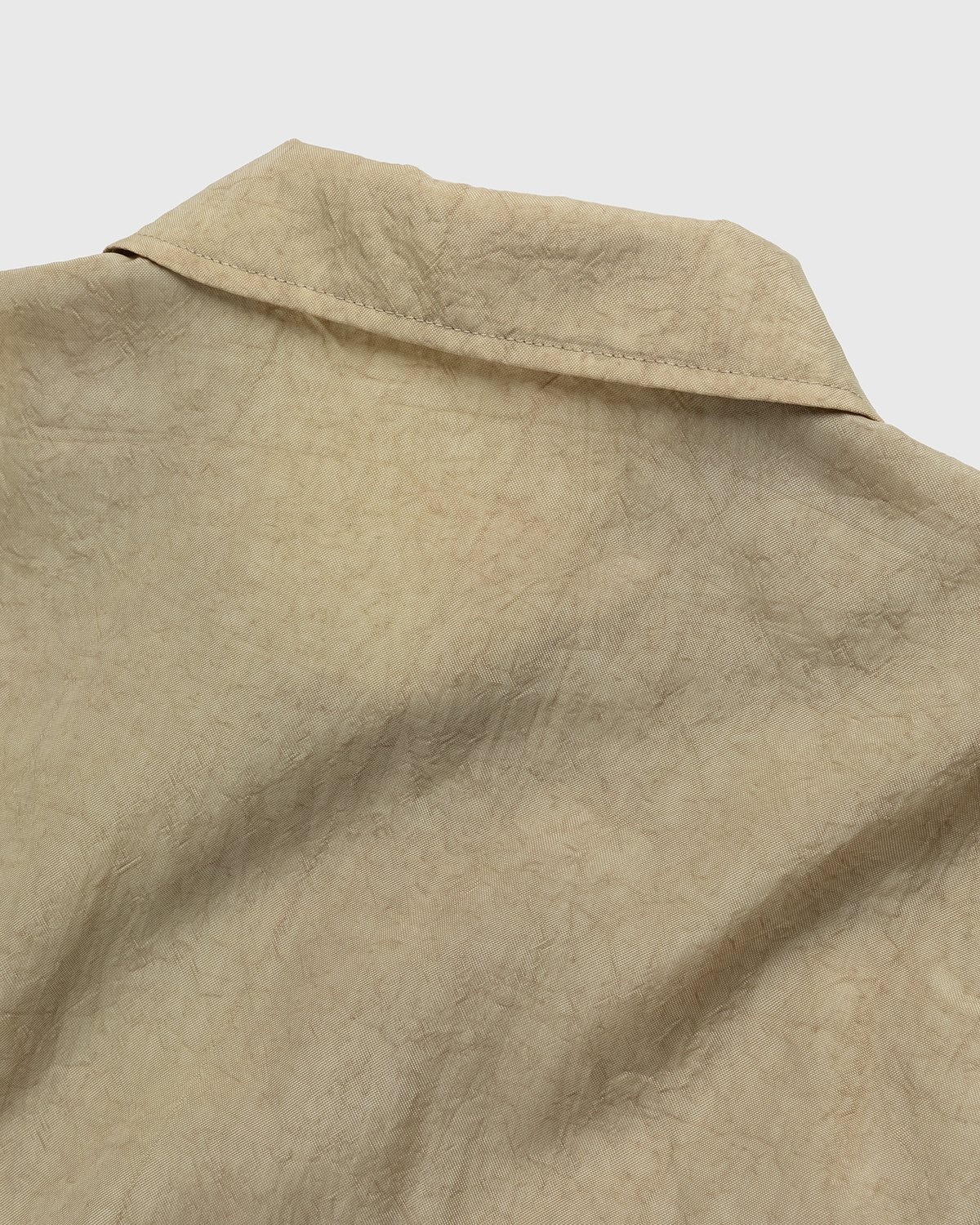 Highsnobiety – Stonewashed Nylon Coach Jacket Gold - Outerwear - Yellow - Image 4