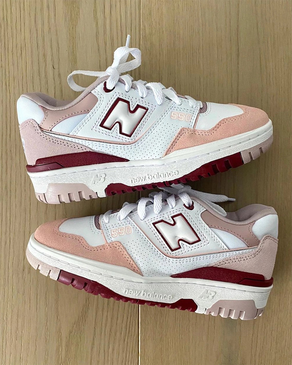 New Balance 550 White Scarlet Pink: Release Date, Price ...