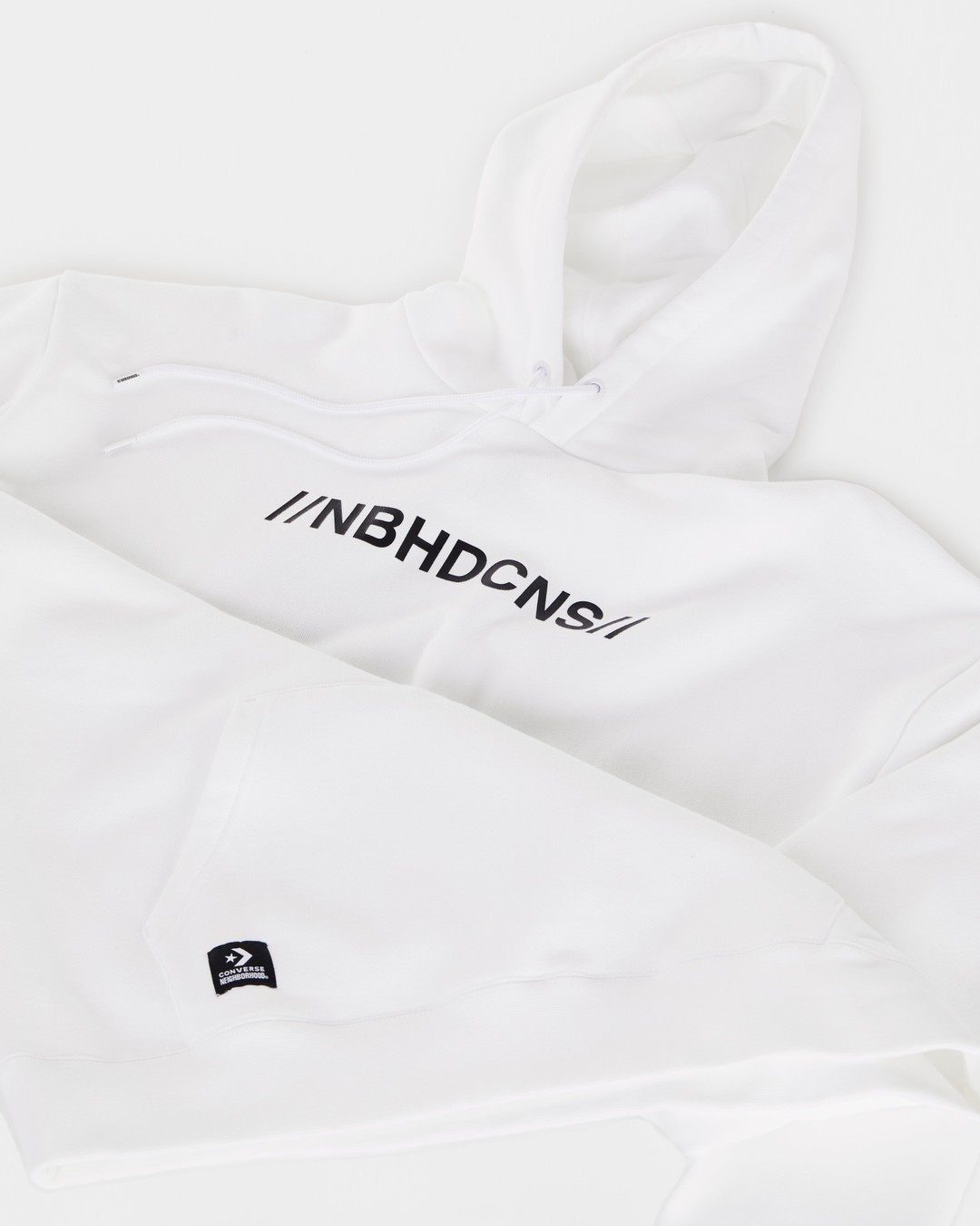 NBHD x Converse White Hoodie Highsnobiety Shop