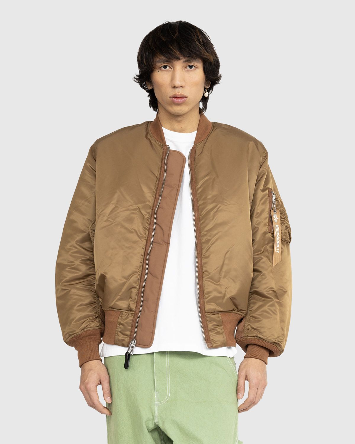 Alpha Industries x Highsnobiety – MA-1 Bomber Golden Brown - Bomber Jackets - Brown - Image 2