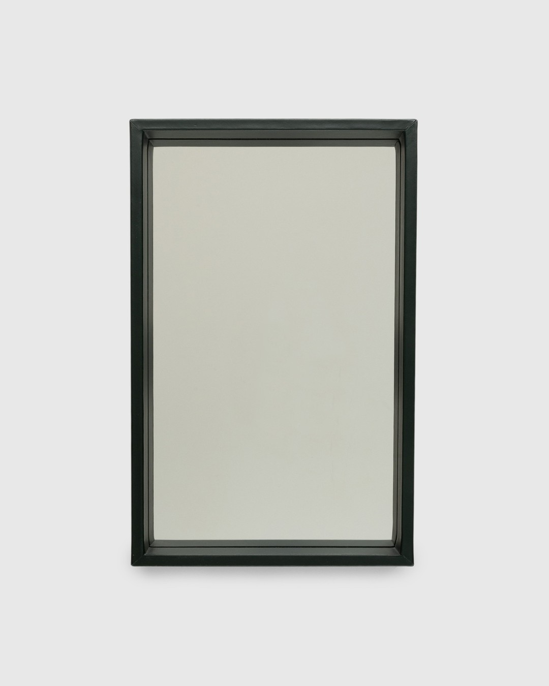 Kvadrat/Raf Simons – Leather Mirror Tray Green - Deco - Green - Image 2