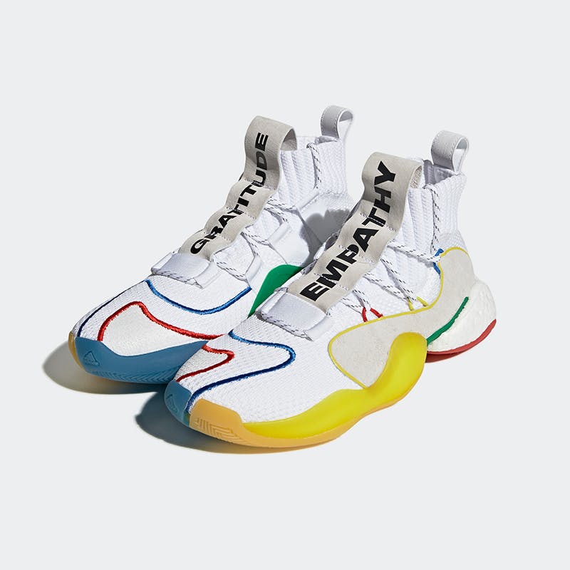 pharrell x adidas crazy byw x gratitude empathy