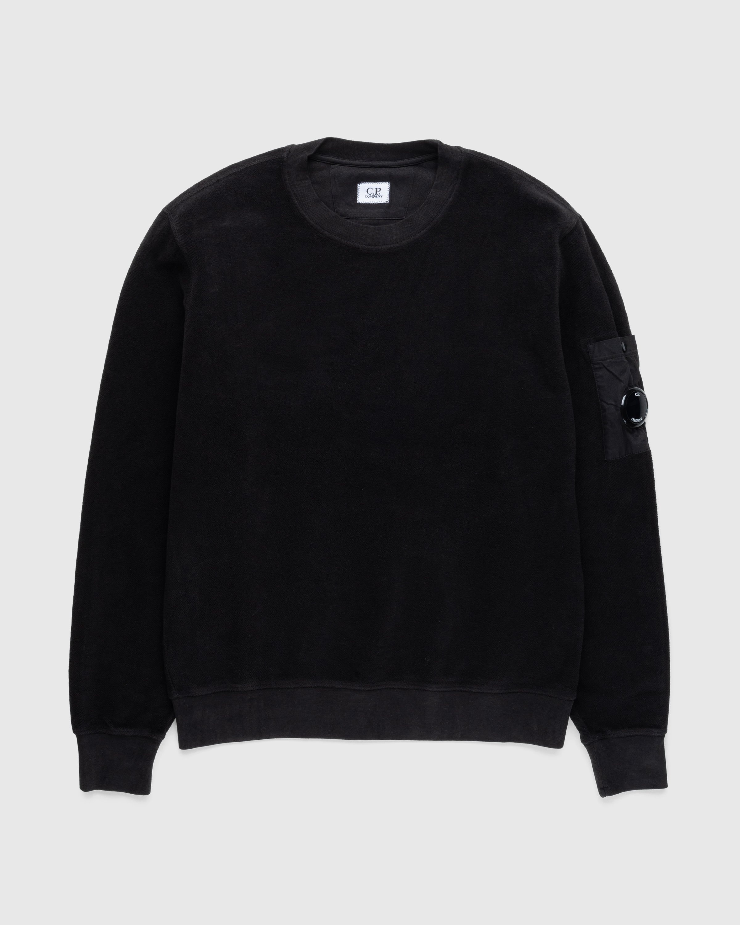 C.P. Company Lens Detail Crewneck Sweatshirt Black