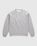 Highsnobiety – Logo Fleece Staples Crew Heather Grey - Sweats - Grey - Image 1
