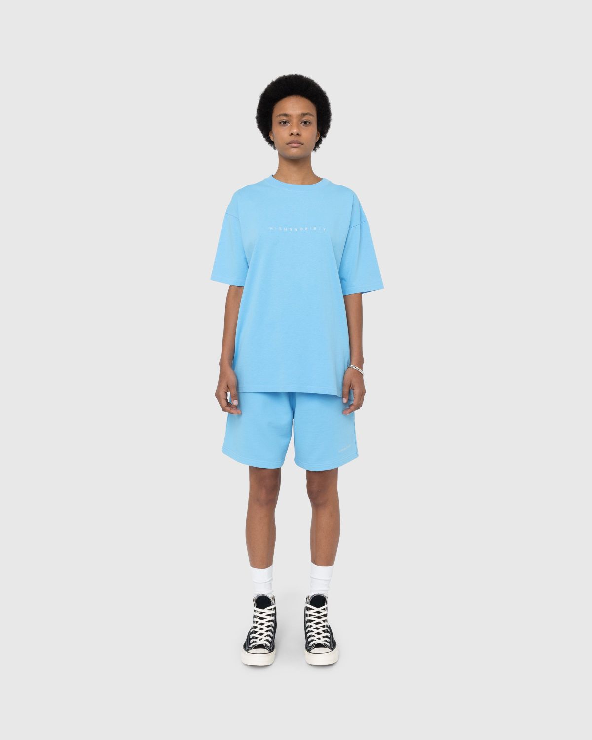 Highsnobiety – Staples T-Shirt Sky Blue - Tops - Blue - Image 5