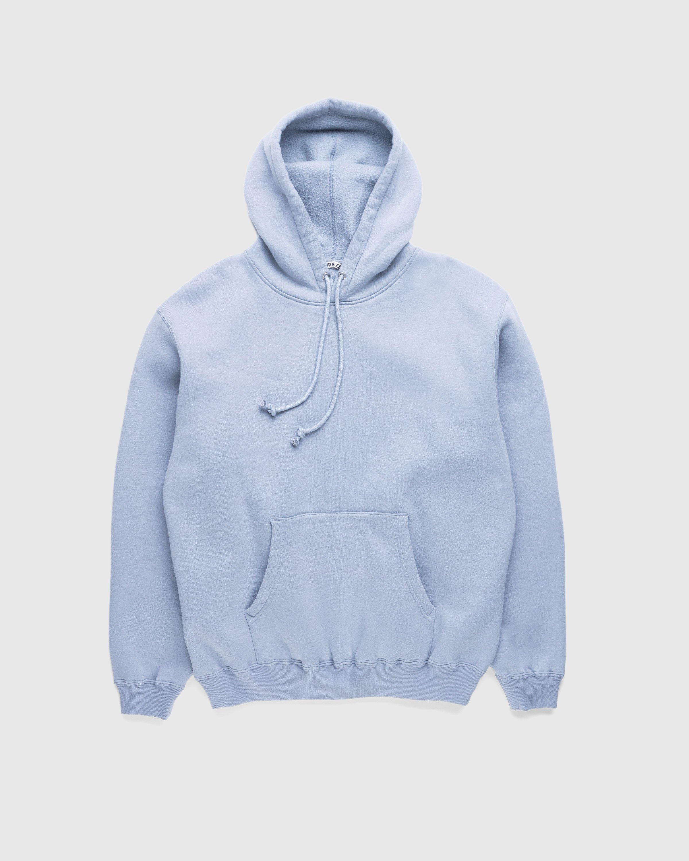 Auralee – Smooth Soft Pullover Hoodie Blue/Gray