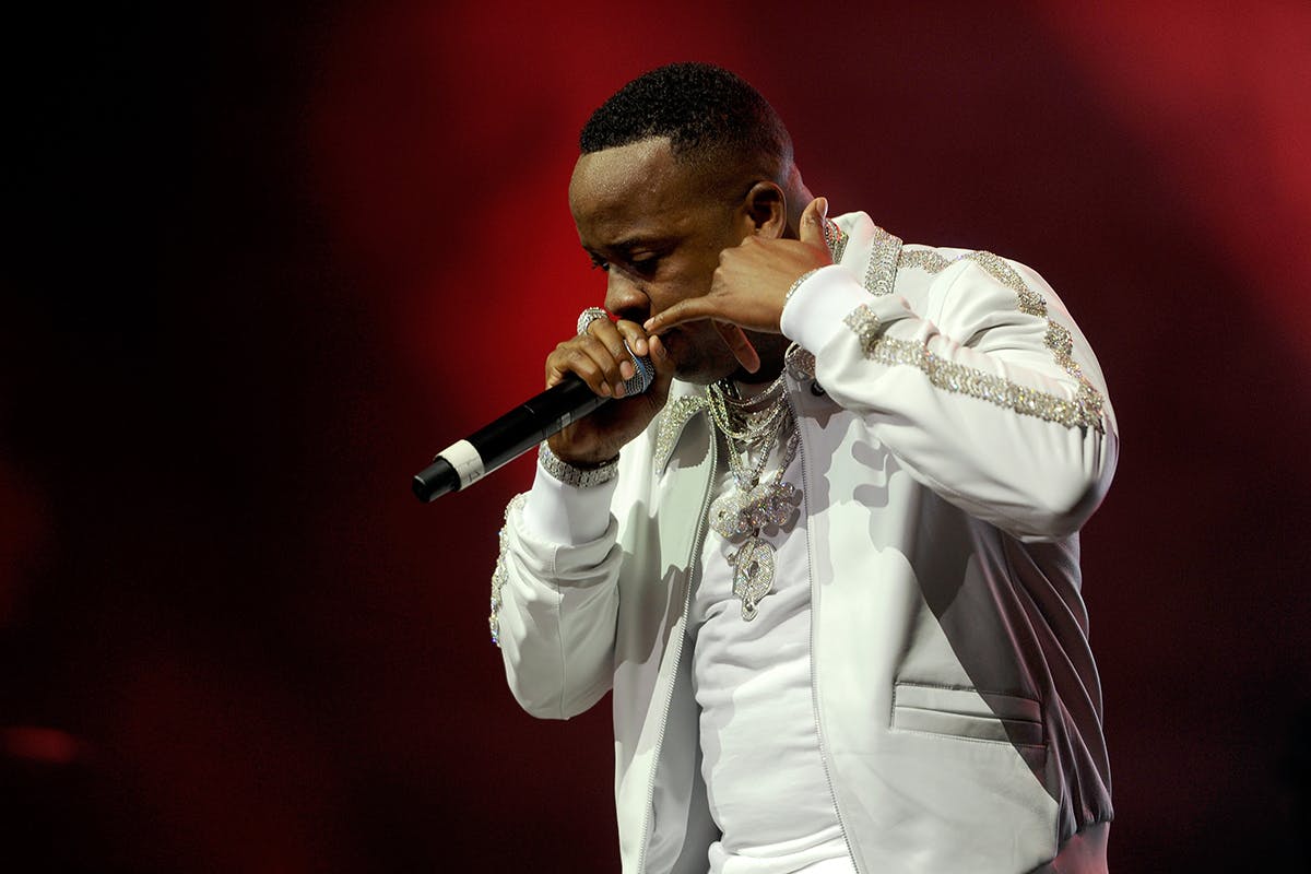 Yo Gotti performs onstage during the 6th Yo Gotti Birthday Bash at FedExForum
