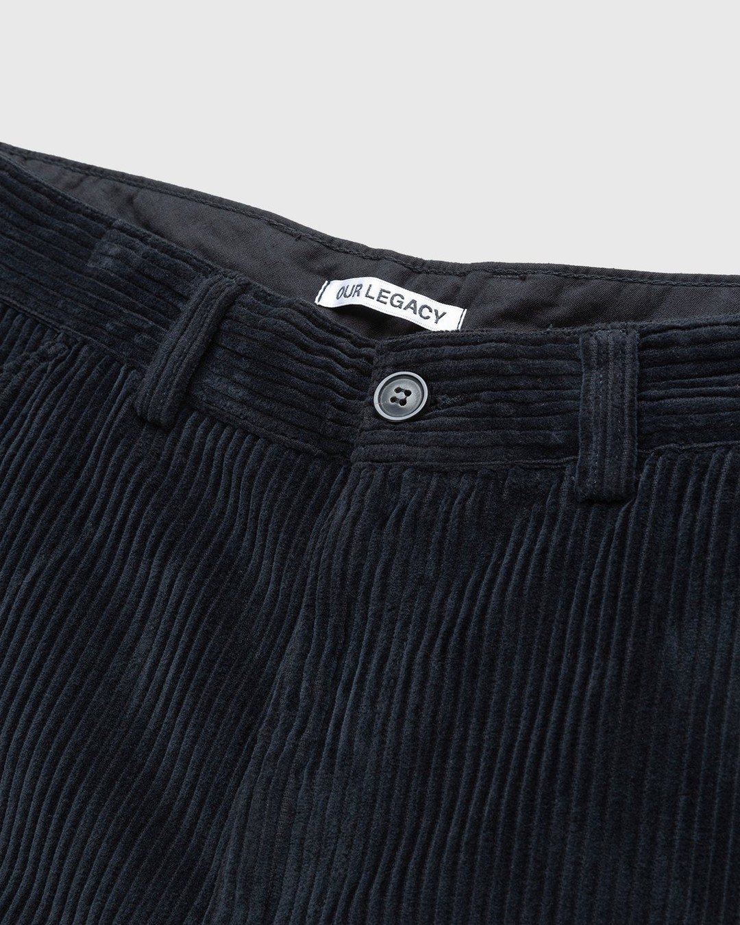 Our Legacy – Chino 22 Black Corduroy - Pants - Black - Image 3