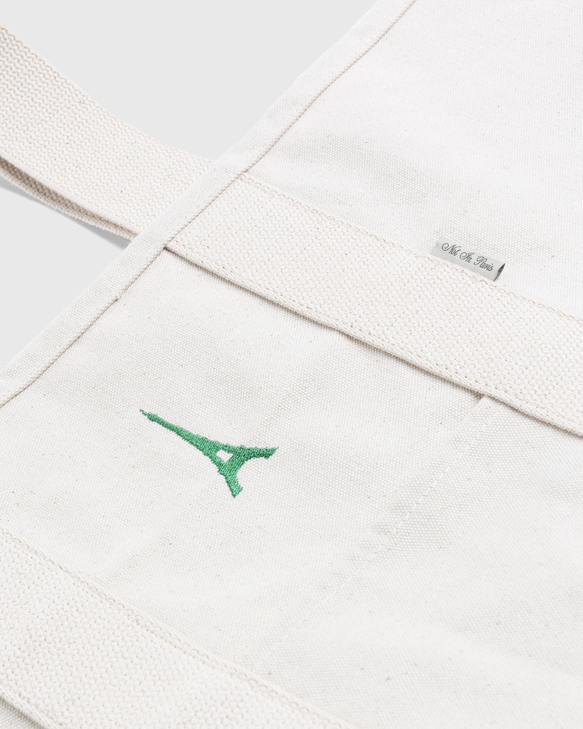 Highsnobiety – Not in Paris 5 XL Canvas Tote Bag - Bags - Beige - Image 4