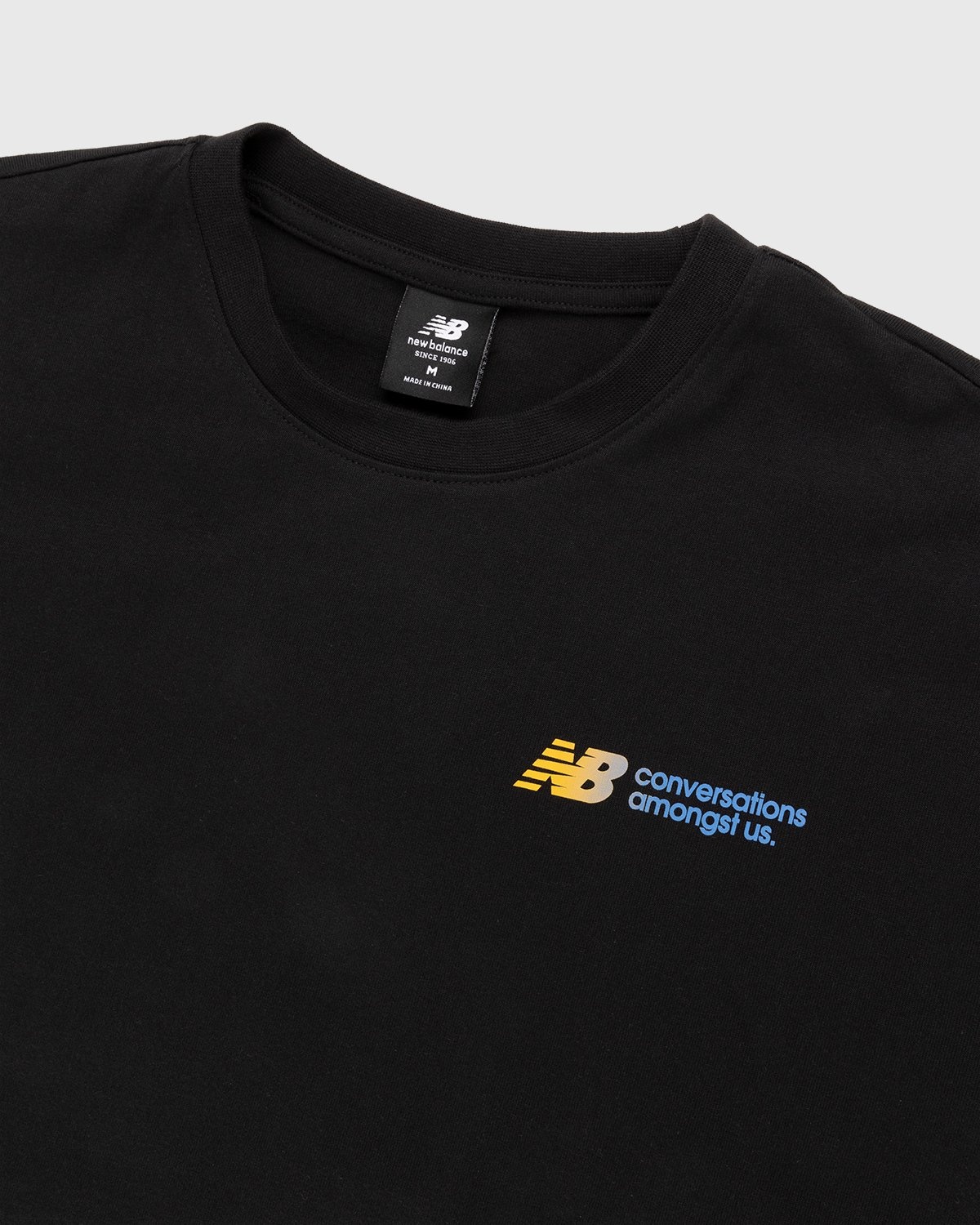 New Balance – Conversations Amongst Us Brand T-Shirt Black - Tops - Black - Image 4