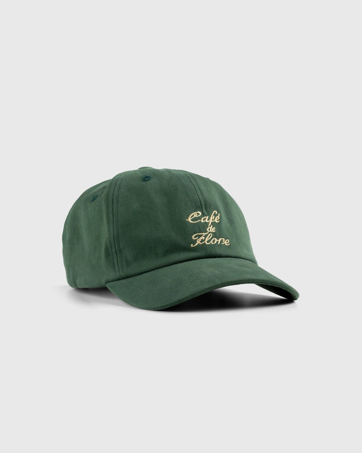 Café de Flore x Highsnobiety – Not In Paris 4 Logo Cap Green - Hats - Green - Image 1