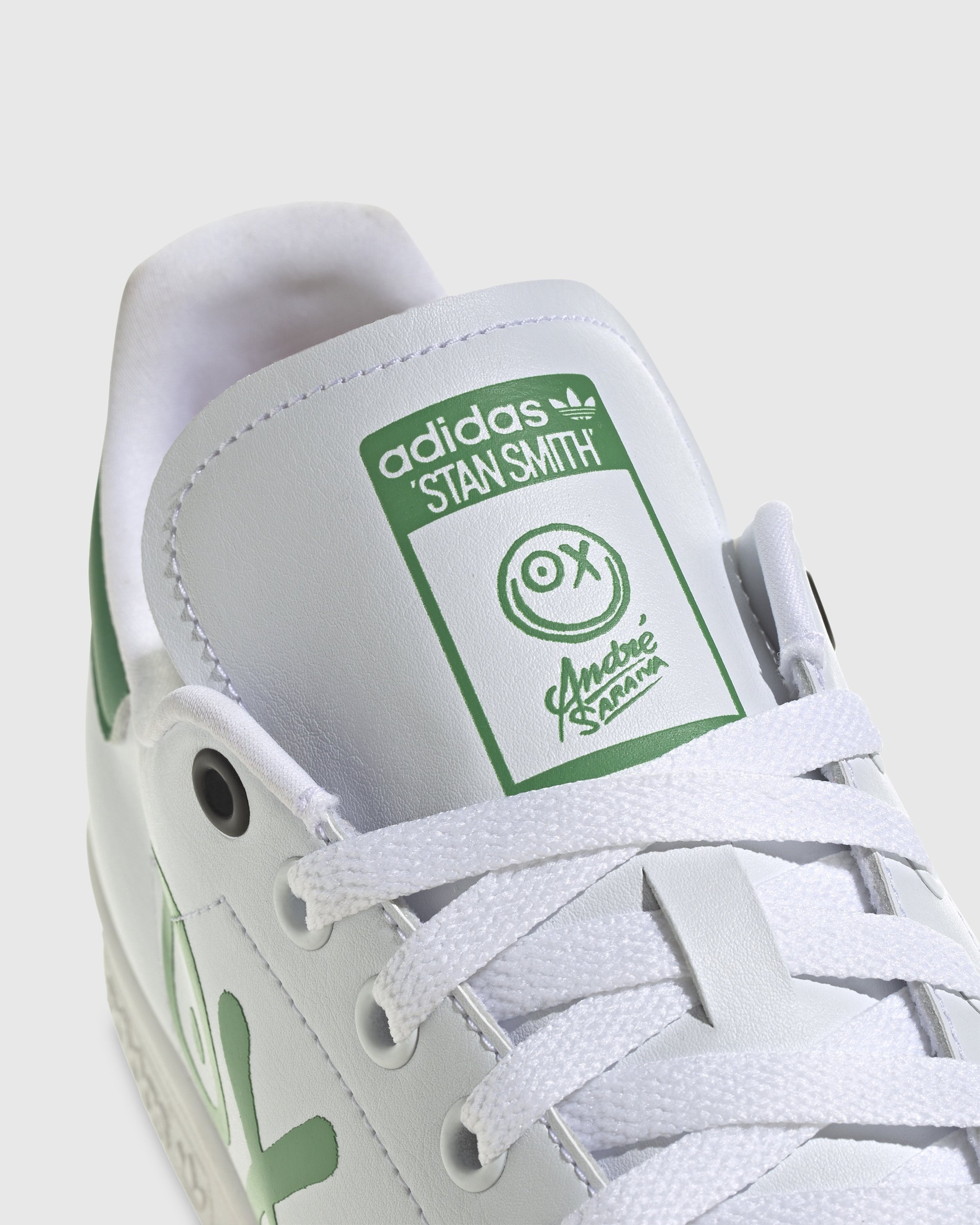 Adidas – André Saraiva Stan Smith White/Green - Sneakers - White - Image 6