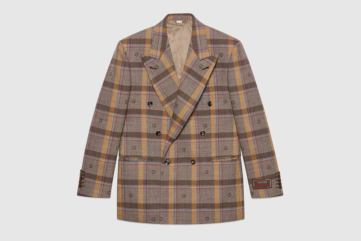 Check Wool Jacket