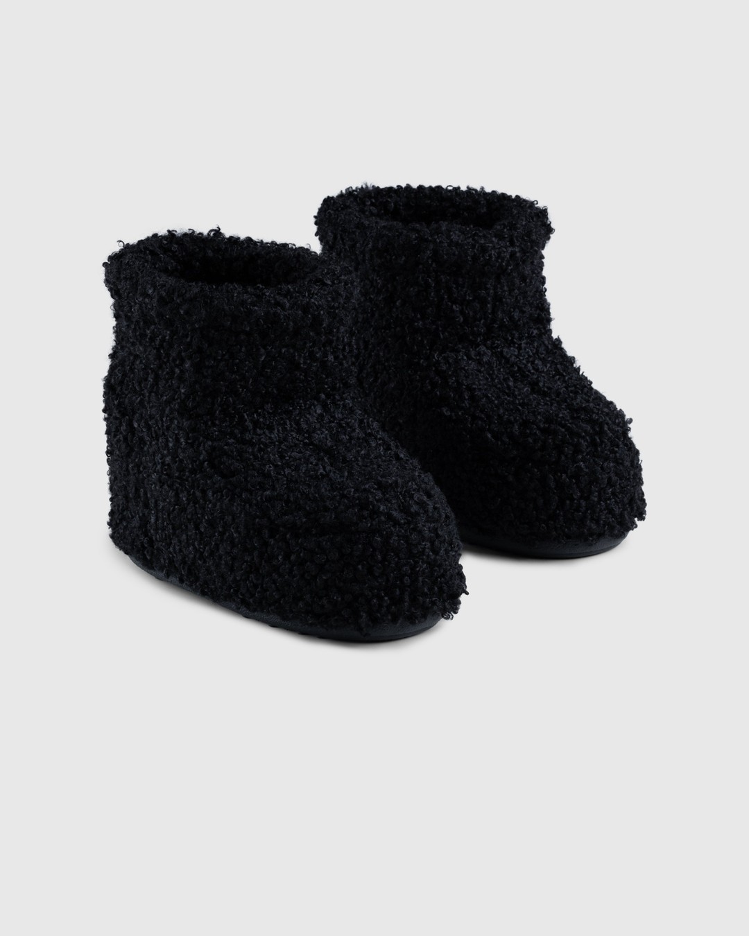 Moon Boot – Icon Low Faux Curly Boots Black - Boots - Black - Image 3