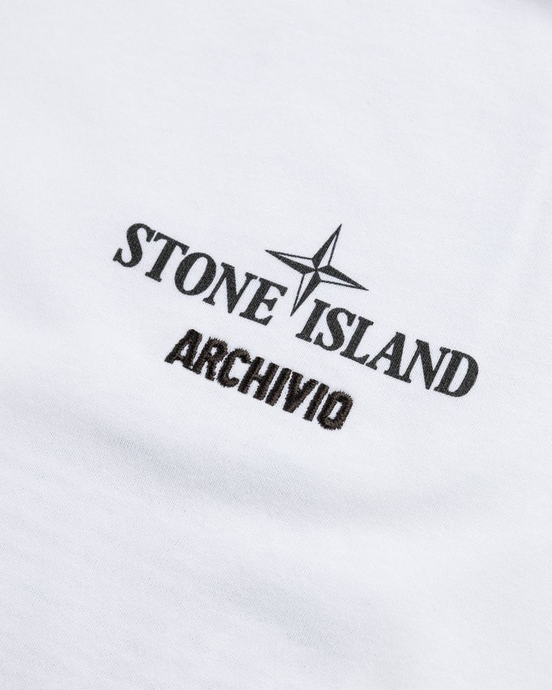 Stone Island Archivio Lino Watro TShirt White Highsnobiety Shop