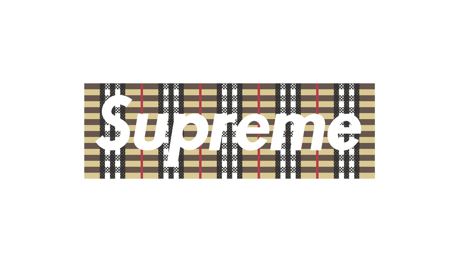 初回限定 Supreme BURBERRY Box Logo Sticker Set 