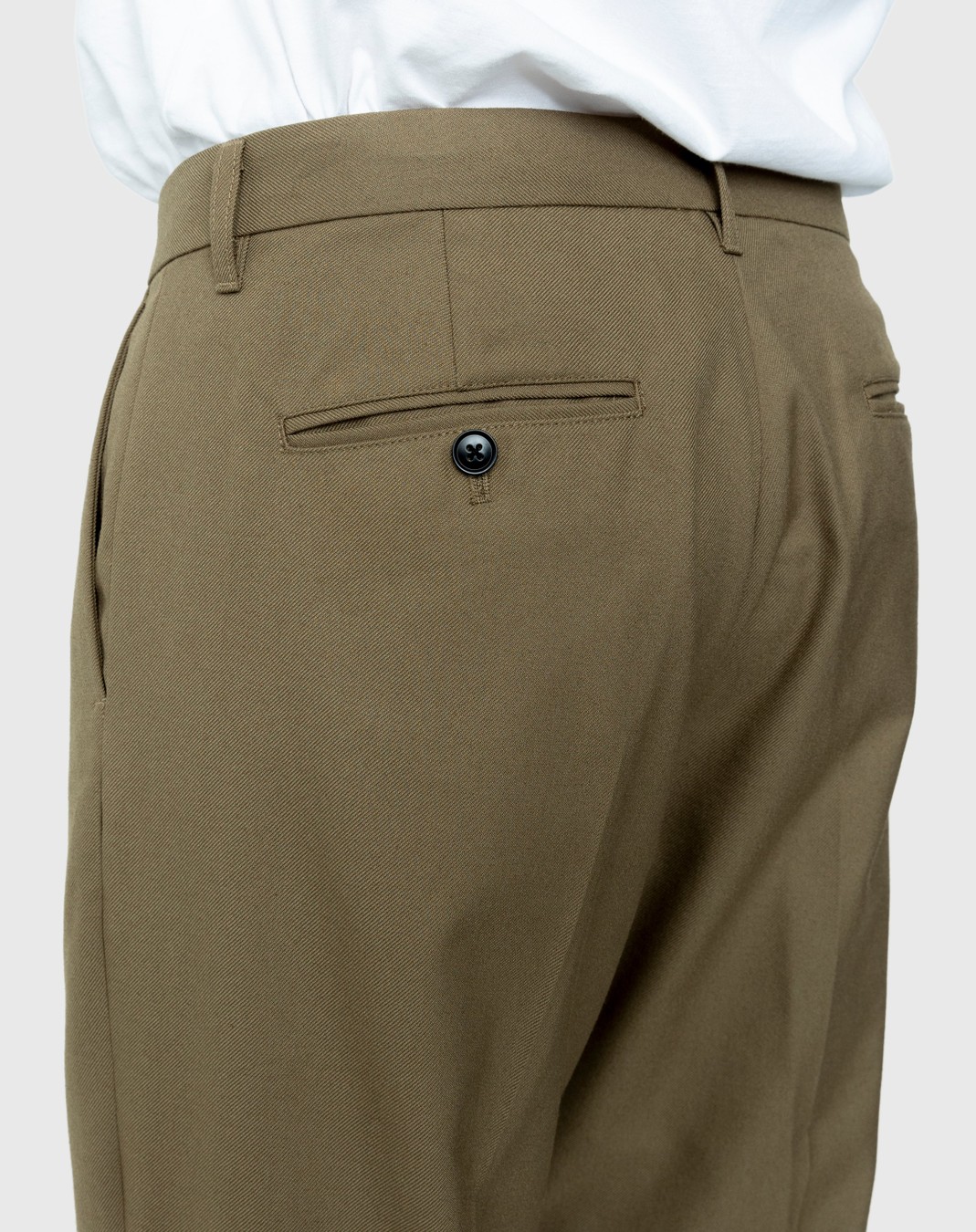 Highsnobiety – Heavy Wool Dress Pants Light Brown - Pants - Brown - Image 5