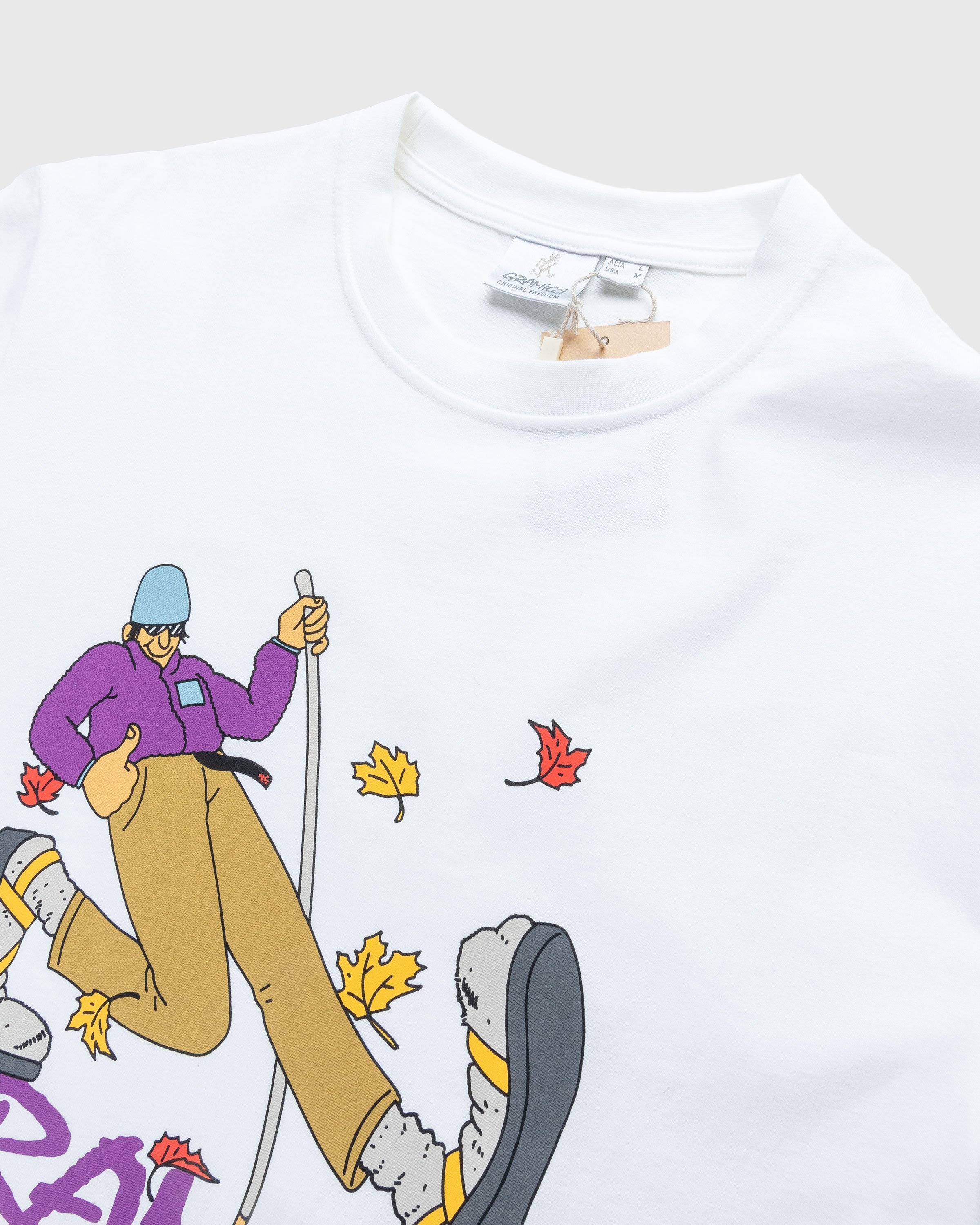 Gramicci – Hiker Tee White - T-shirts - White - Image 4
