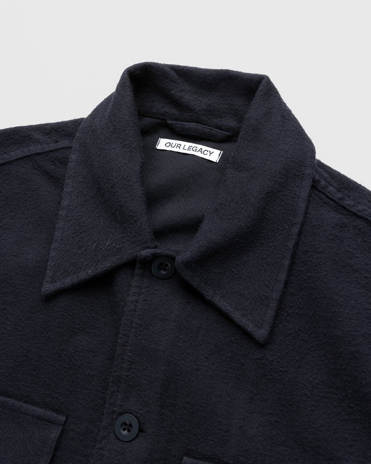 Our Legacy – Evening Coach Jacket Black Brushed - Outerwear - Black - Image 3