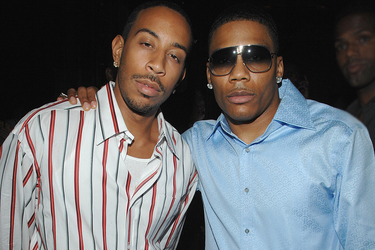 Ludacris and Nelly attend the party for Usher's New Fragrances