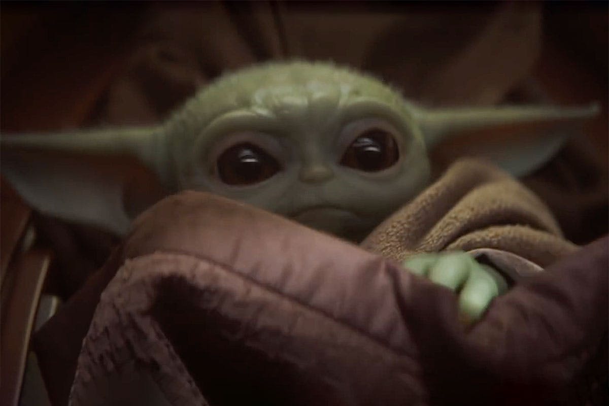 Baby Yoda in Disney+'s 'The Mandalorian'