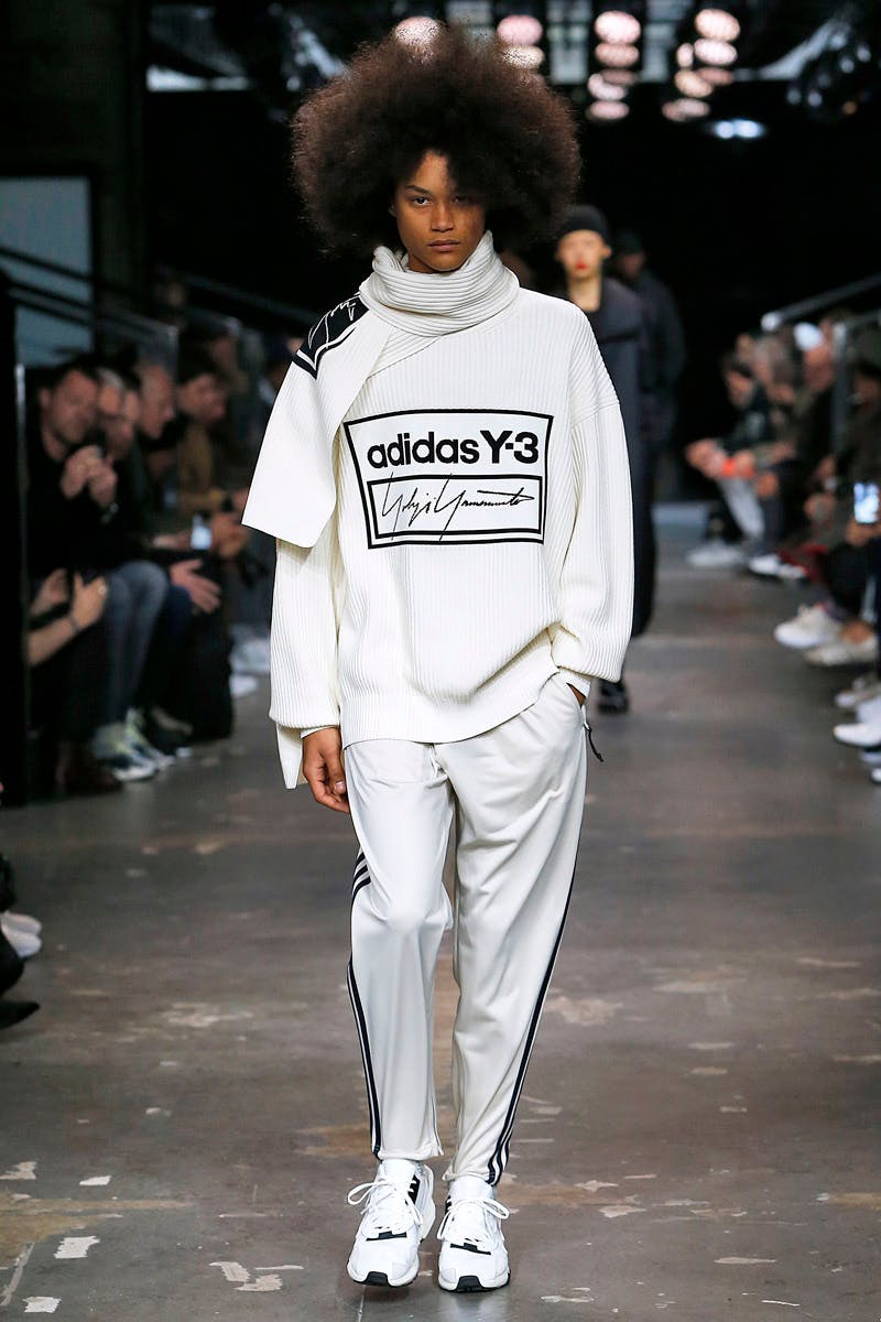 Y3 Paris Menswear Fashion Week Fall Winter 2019 Paris Jan 2019 Adidas yohji yamamoto