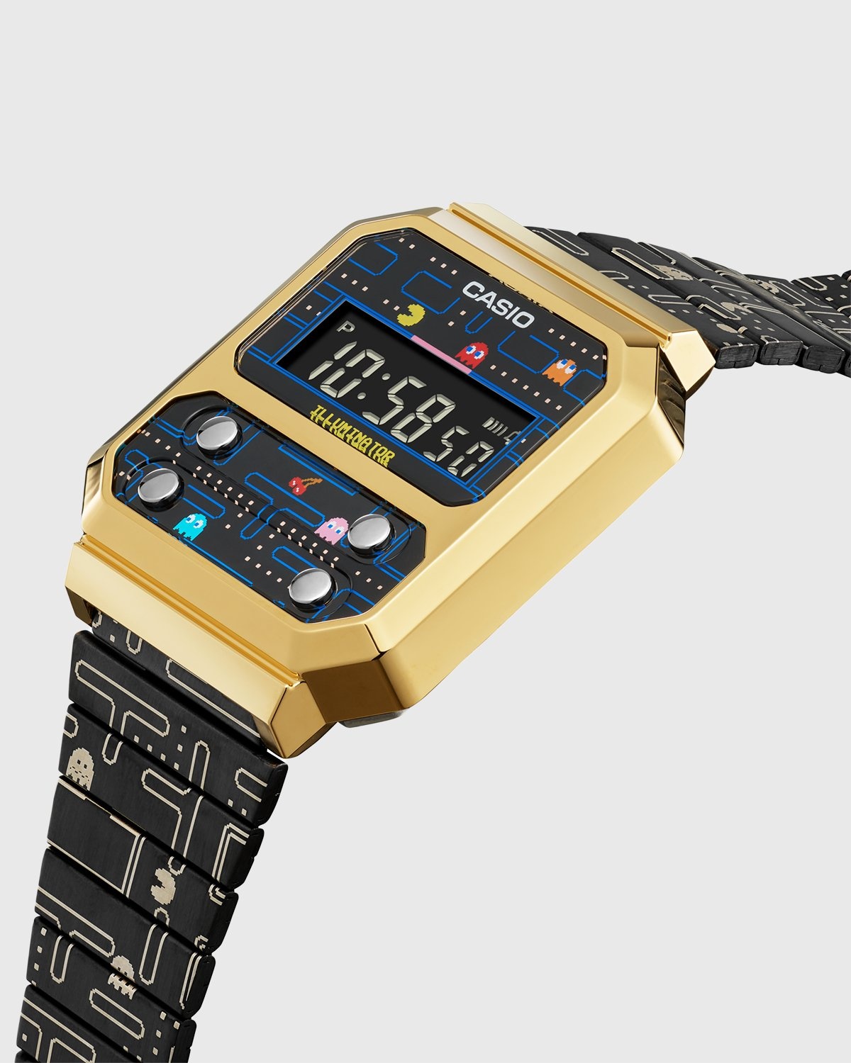 Casio – A100WEPC Vintage Pac-Man Black - Watches - Black - Image 3