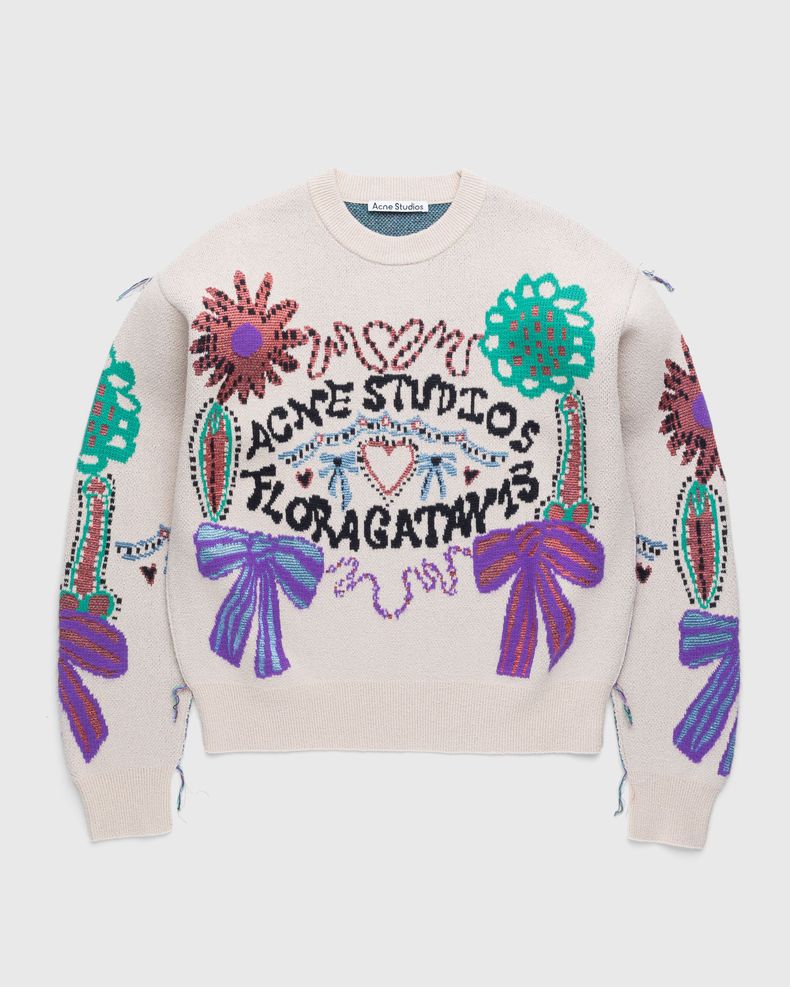 Acne Studios – Floragatan Jacquard Sweater Multi