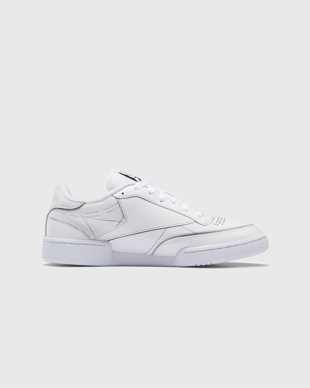 Maison Margiela x Reebok – Club C Trompe L’Oeil White - Sneakers - White - Image 6